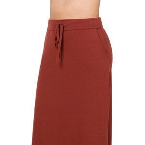 Maxi Skirt Drawstring & Pockets